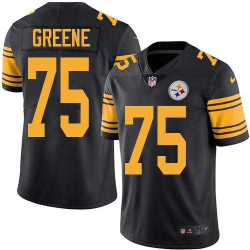 Nike Men & Women & Youth Steelers 75 Joe Greene Black Color Rush Limited Jersey,We sell and wholesale Nike Men & Women & Youth Steelers 75 Joe Greene Black Color Rush Limited Jersey on line form chian!